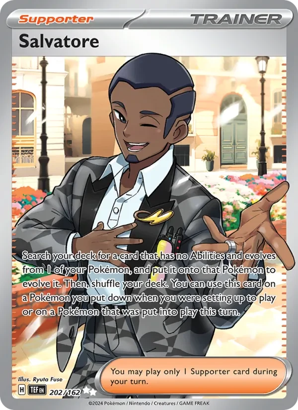 Salvatore 202/162 Temporal Forces Pokémon Karte