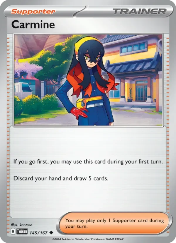 Carmine 145/167 Twilight Masquerade Pokémon card