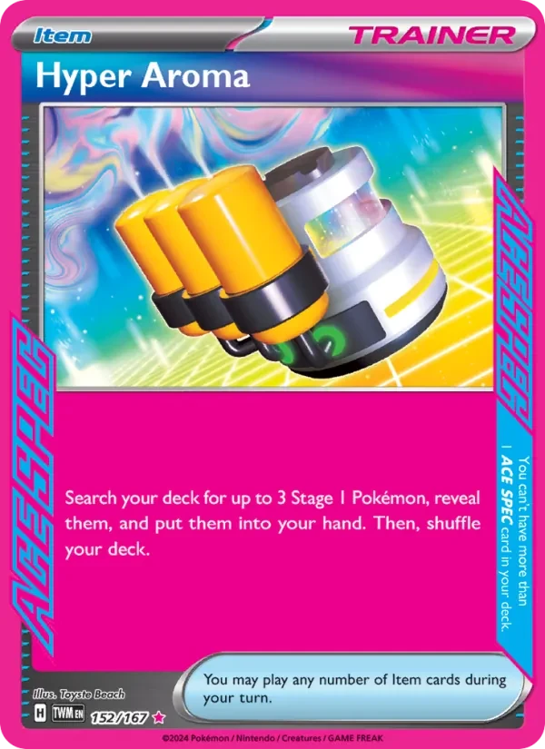 Hyper Aroma 152/167 Twilight Masquerade Pokémon card