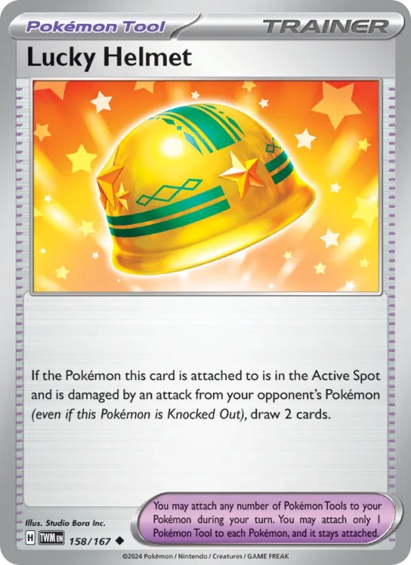 Lucky Helmet 158/167 Twilight Masquerade Pokémon card