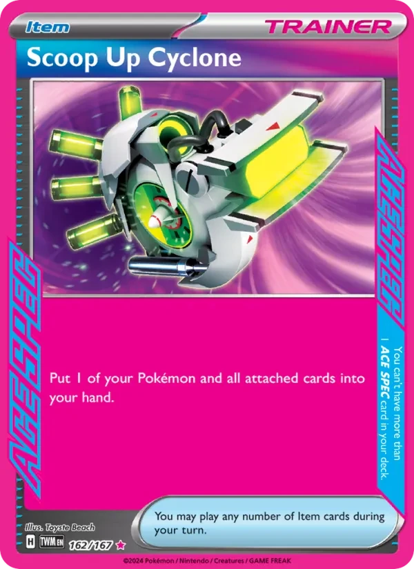 Scoop Up Cyclone 162/167 Twilight Masquerade Pokémon card