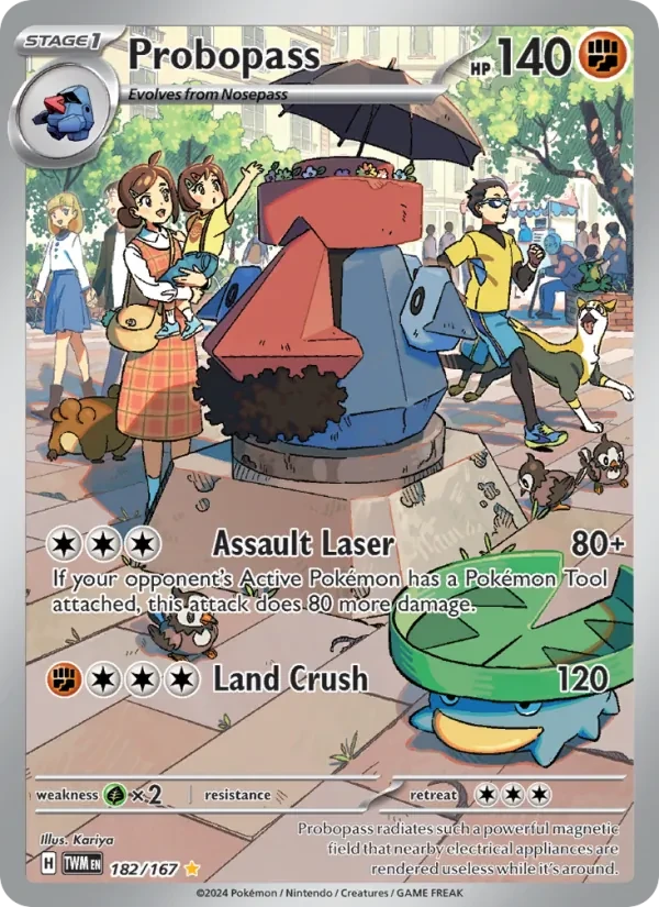 Probopass 182/167 Twilight Masquerade Pokémon card