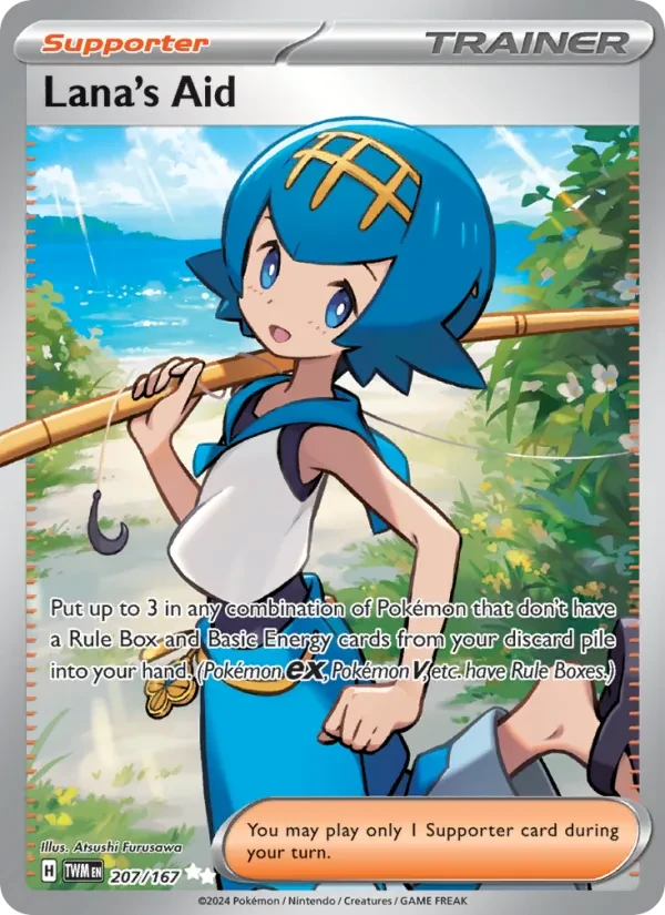 Lana's Aid 207/167 Twilight Masquerade Pokémon card