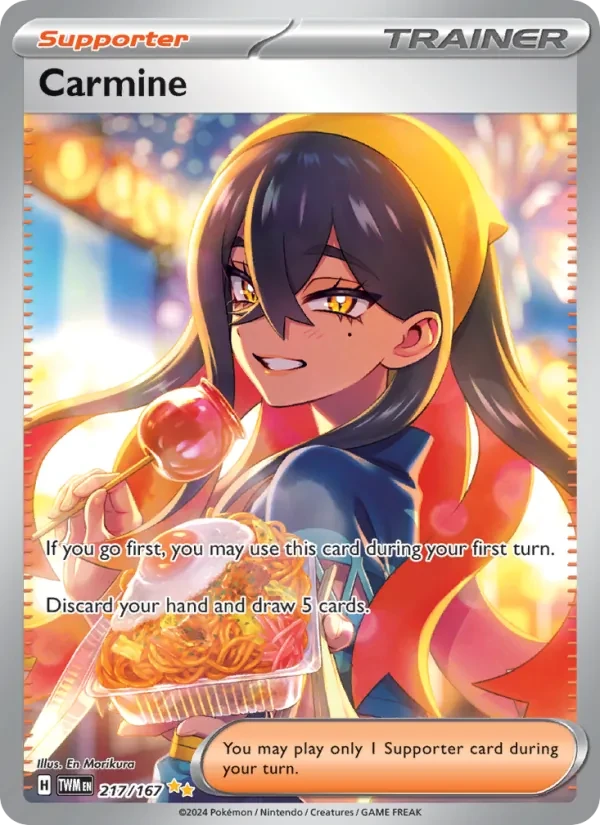 Carmine 217/167 Twilight Masquerade Pokémon card