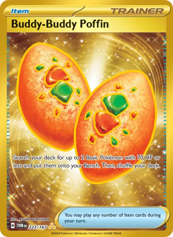 Buddy-Buddy Poffin 223/167 Twilight Masquerade Pokémon card