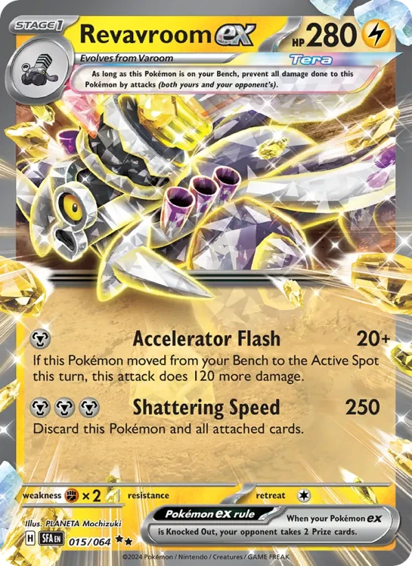 Revavroom ex 015/64 Shrouded Fable Pokémon card