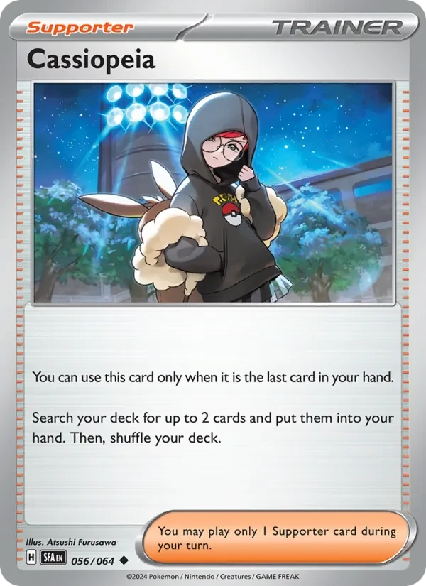 Cassiopeia 056/64 Shrouded Fable Pokémon Karte
