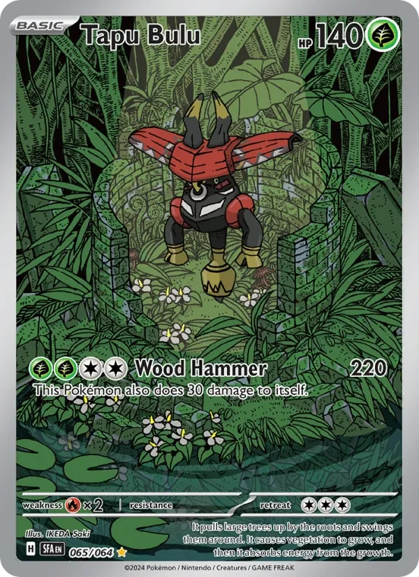 Tapu Bulu 065/64 Shrouded Fable Pokémon card