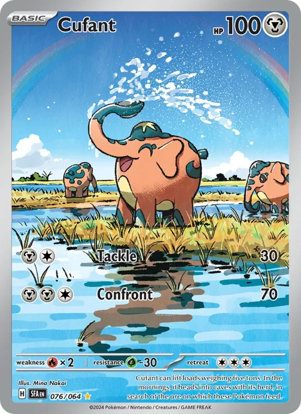 Cufant 076/64 Shrouded Fable Pokémon card