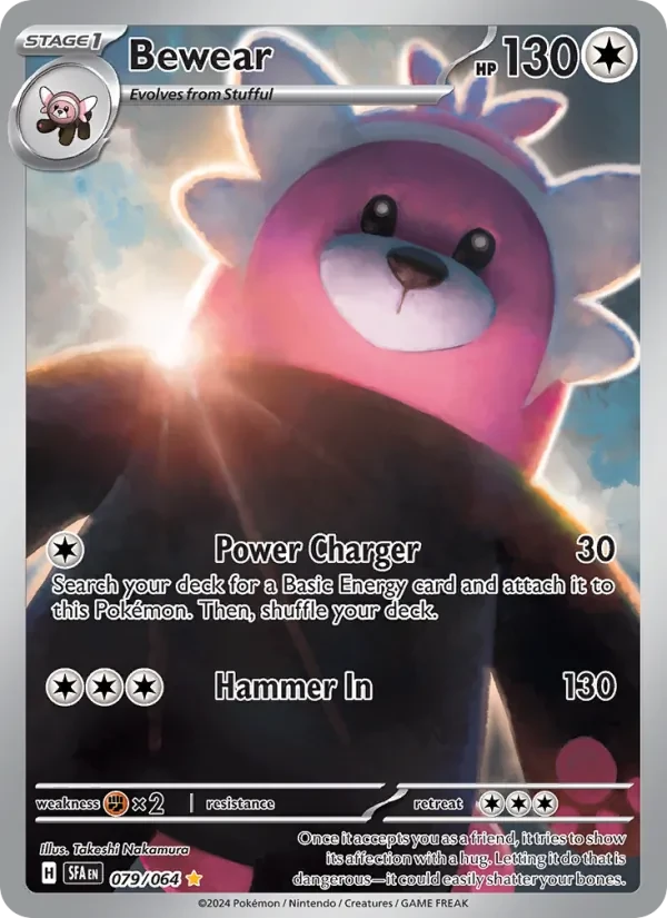 Bewear 079/64 Shrouded Fable Pokémon card