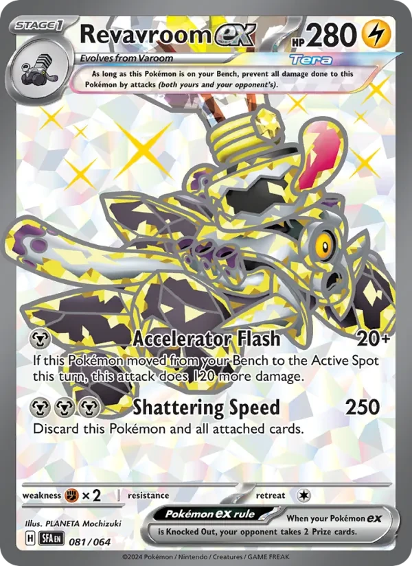 Revavroom ex 081/64 Shrouded Fable Pokémon card
