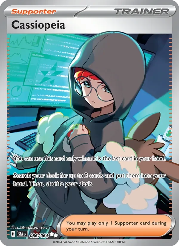 Cassiopeia 086/64 Shrouded Fable Pokémon card