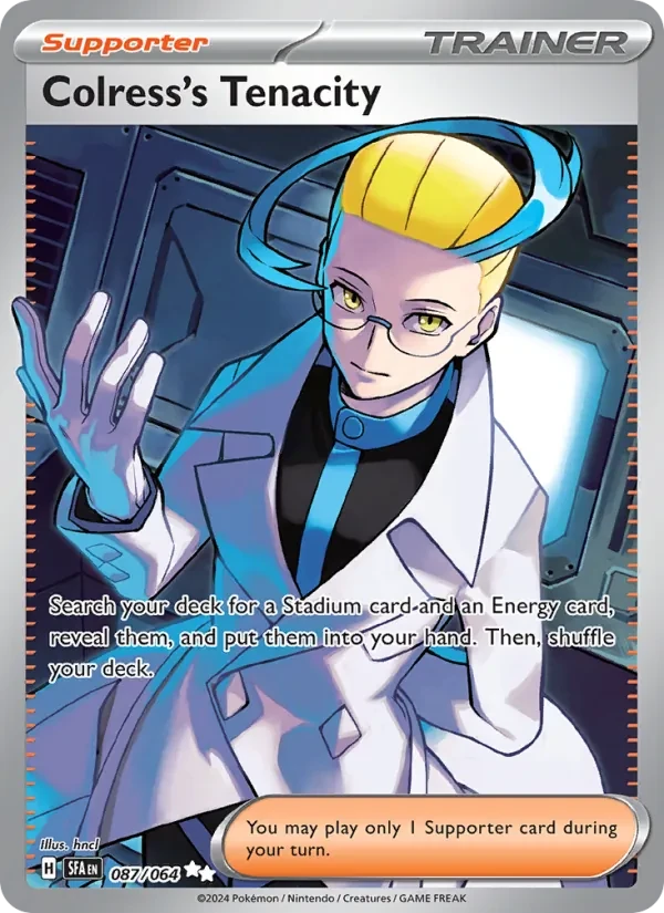 Colress's Tenacity 087/64 Shrouded Fable Pokémon card