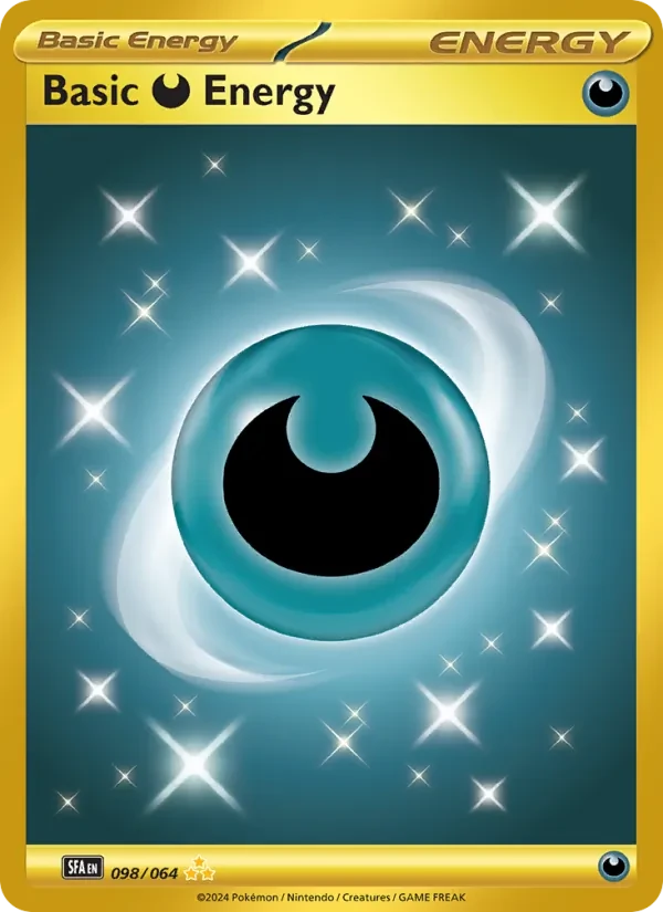 Basic Darkness Energy 098/64 Shrouded Fable Pokémon card