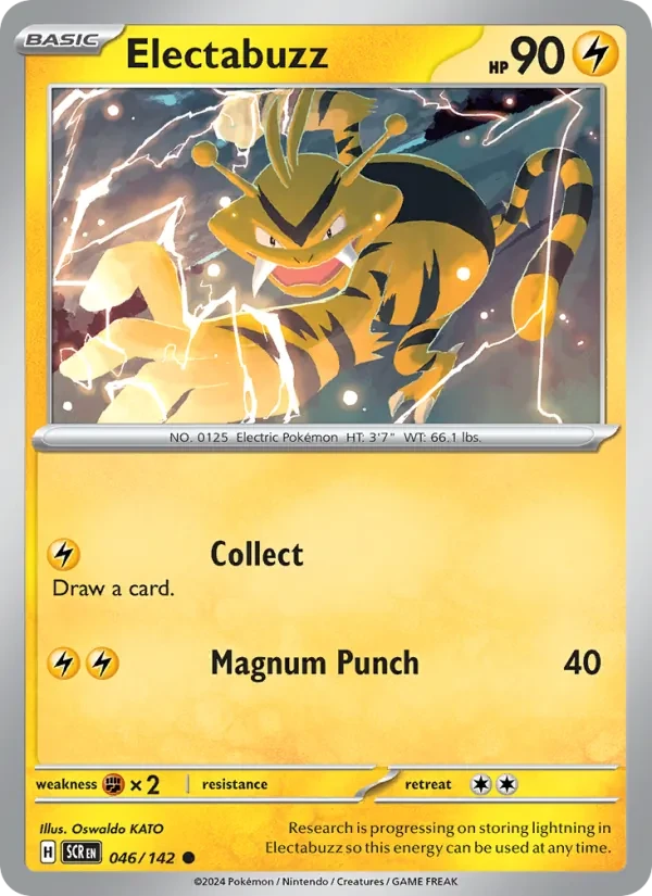 Electabuzz 046/142 Stellar Crown Pokémon kaart