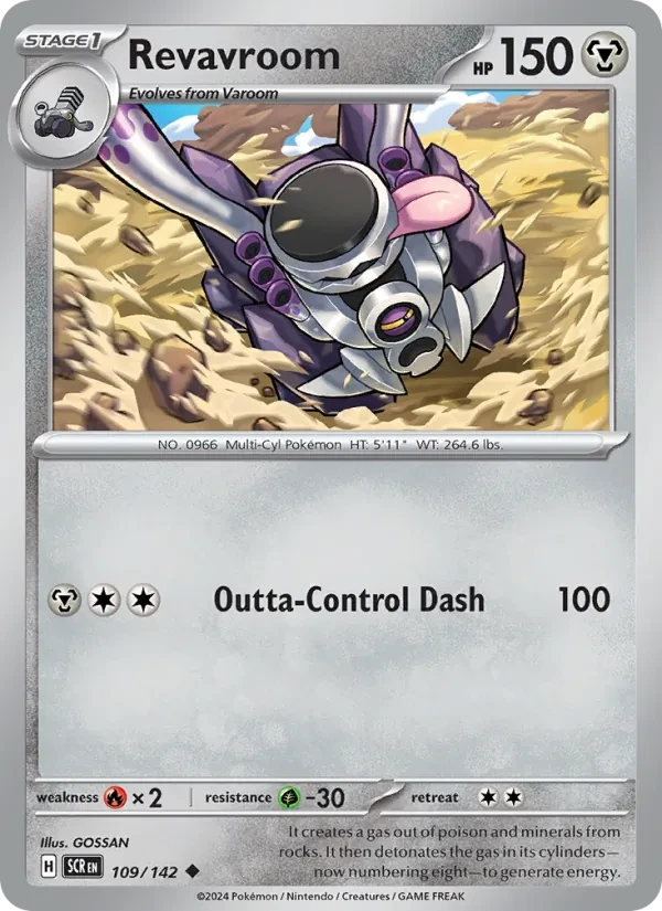 Carta Pokémon Revavroom 109/142 Stellar Crown