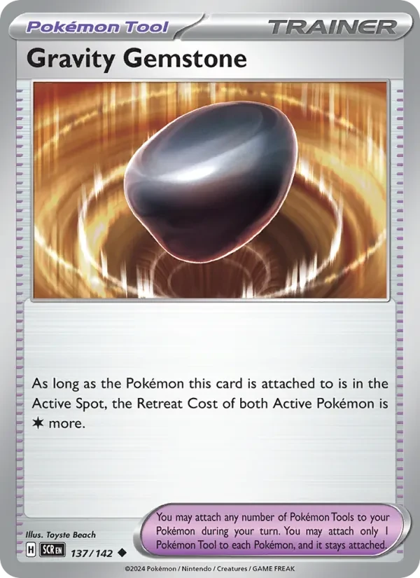 Gravity Gemstone 137/142 Stellar Crown Pokémon card