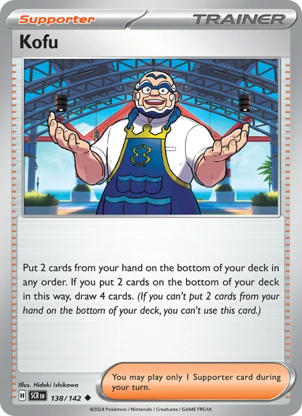 Kofu 138/142 Stellar Crown Pokémon card