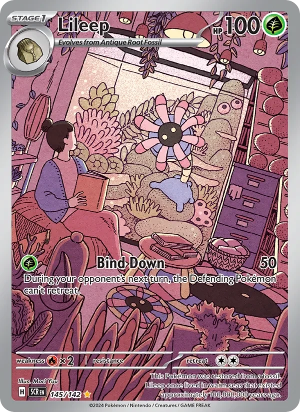 Lileep 145/142 Stellar Crown Pokémon card