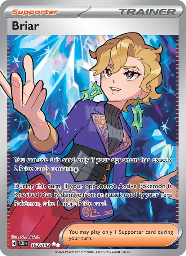 Carta Pokémon Briar 163/142 Stellar Crown