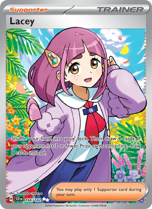 Lacey 166/142 Stellar Crown Pokémon card