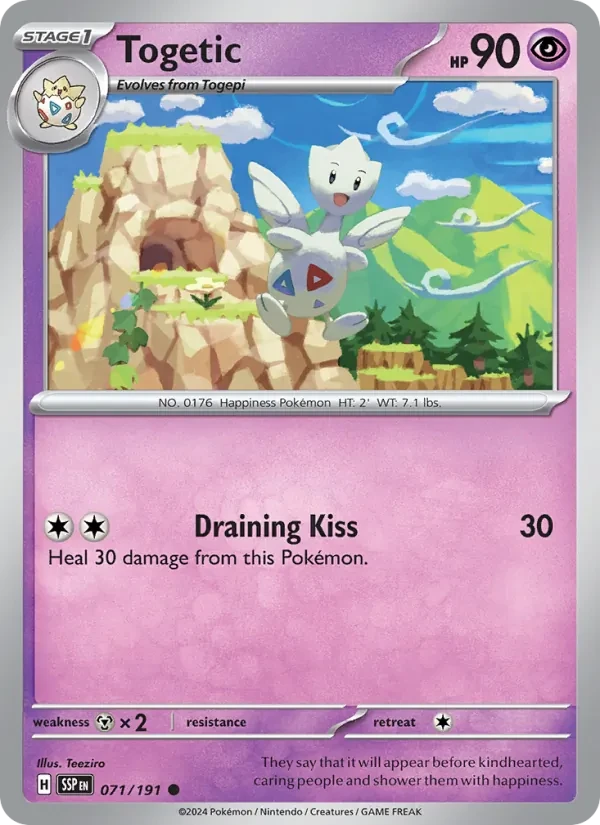 Togetic 071/191 Surging Sparks Pokémon card