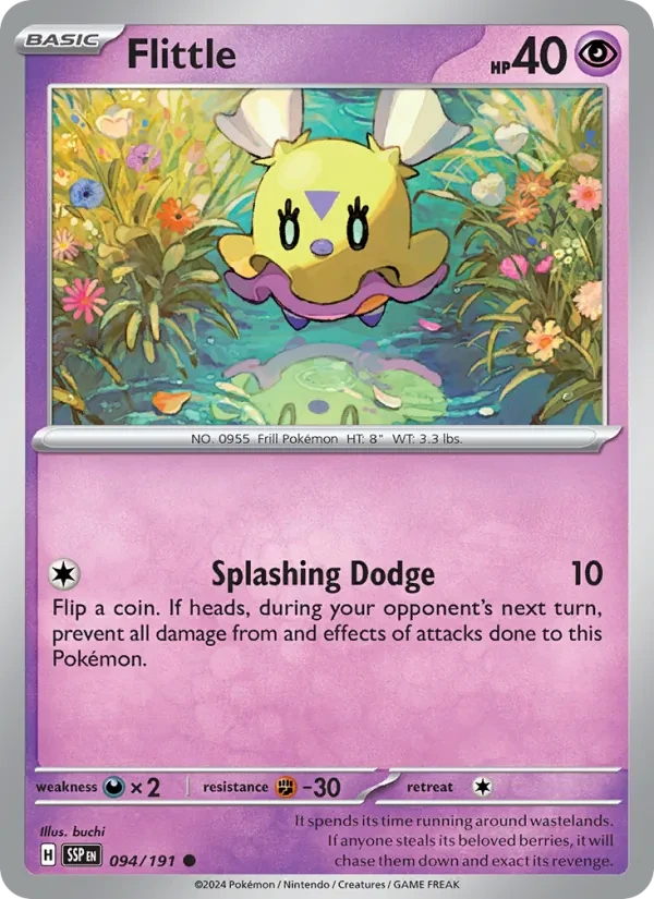 Flittle 094/191 Surging Sparks Pokémon card