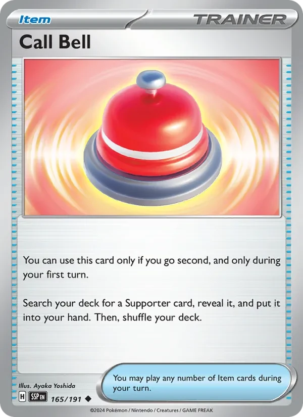 Call Bell 165/191 Surging Sparks Pokémon card