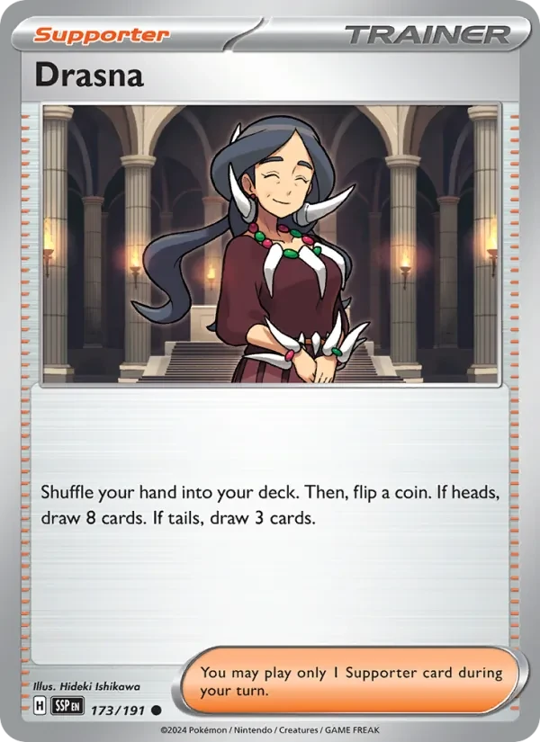 Drasna 173/191 Surging Sparks Pokémon card