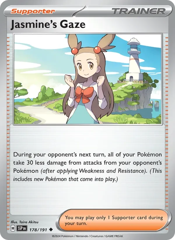Jasmine's Gaze 178/191 Surging Sparks Pokémon card