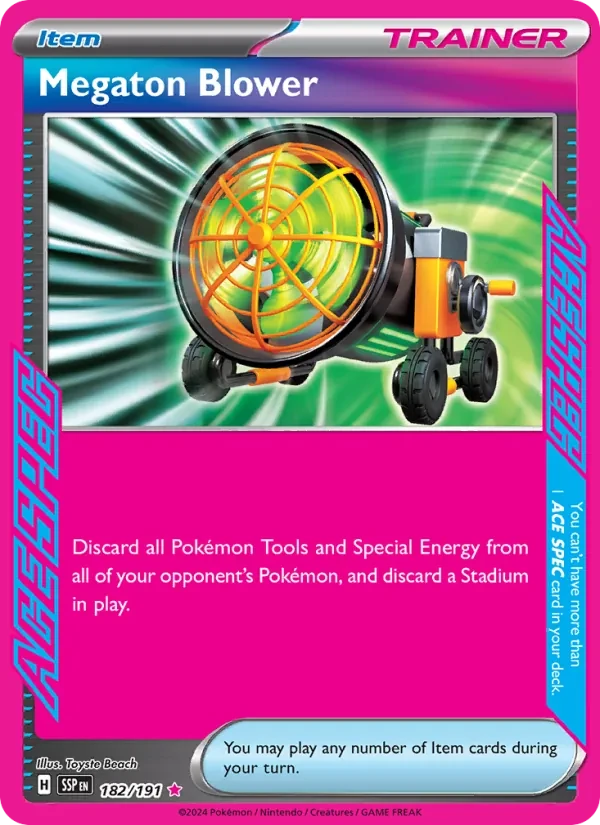 Megaton Blower 182/191 Surging Sparks Pokémon card