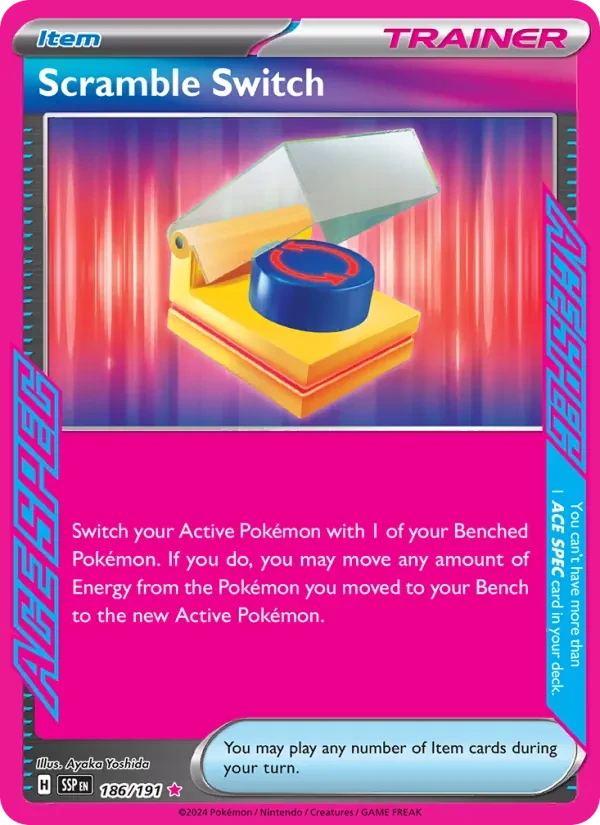 Scramble Switch 186/191 Surging Sparks Pokémon card