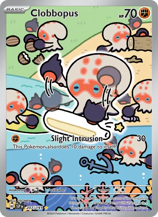 Clobbopus 207/191 Surging Sparks Pokémon Karte