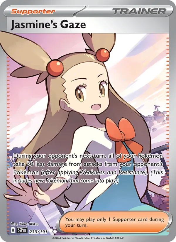 Jasmine's Gaze 233/191 Surging Sparks Pokémon card