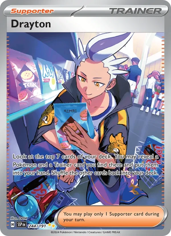 Drayton 244/191 Surging Sparks Pokémon card
