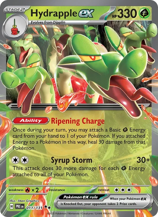 Hydrapple ex 011/131 Prismatic Evolutions Pokémon card