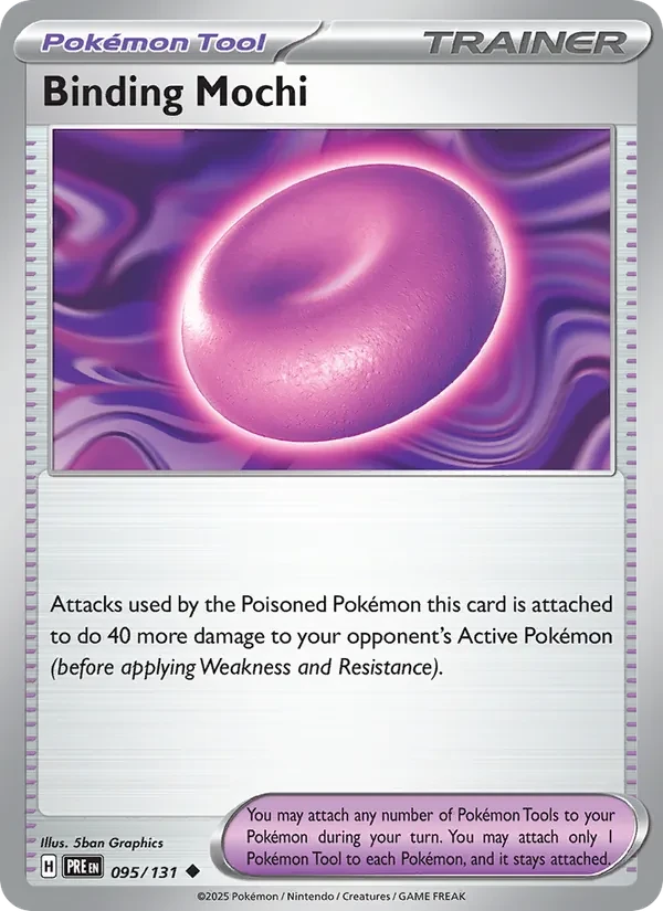 Binding Mochi 095/131 Prismatic Evolutions Pokémon card