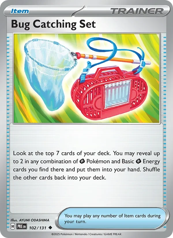 Bug Catching Set 102/131 Prismatic Evolutions Pokémon card