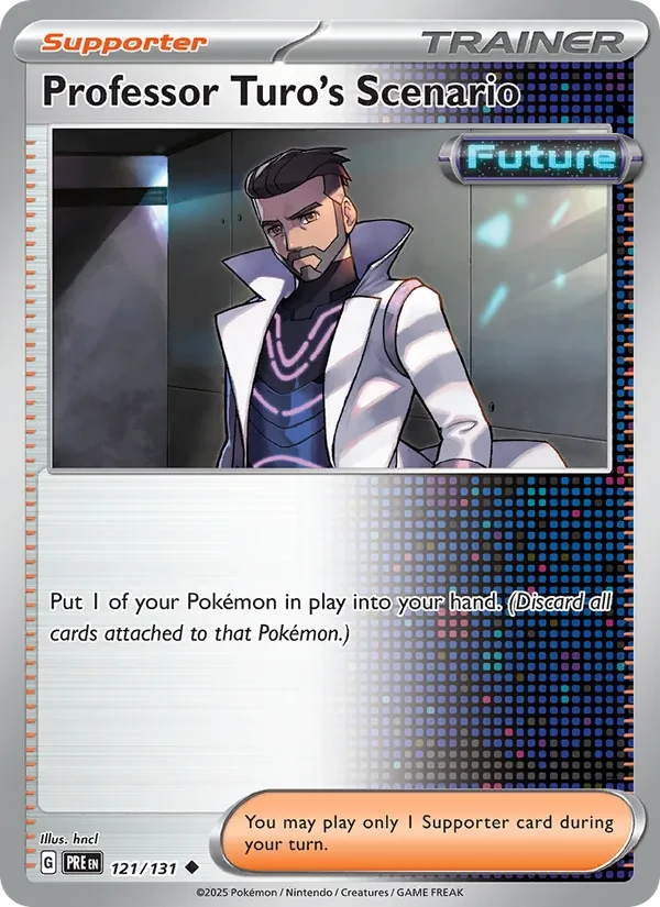 Professor Turo's Scenario 121/131 Prismatic Evolutions Pokémon card