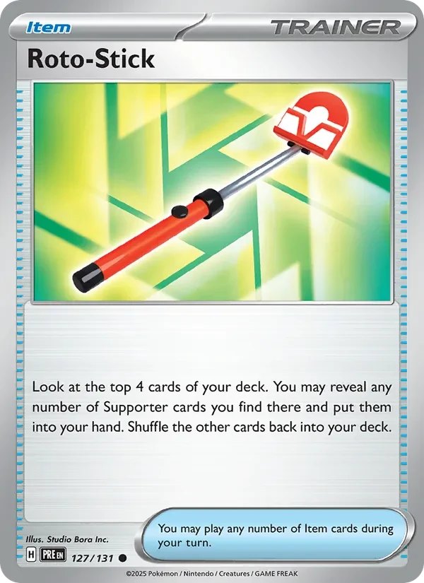 Roto-Stick 127/131 Prismatic Evolutions Pokémon card