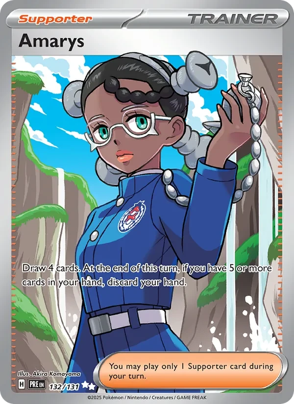 Amarys 132/131 Prismatic Evolutions Pokémon card