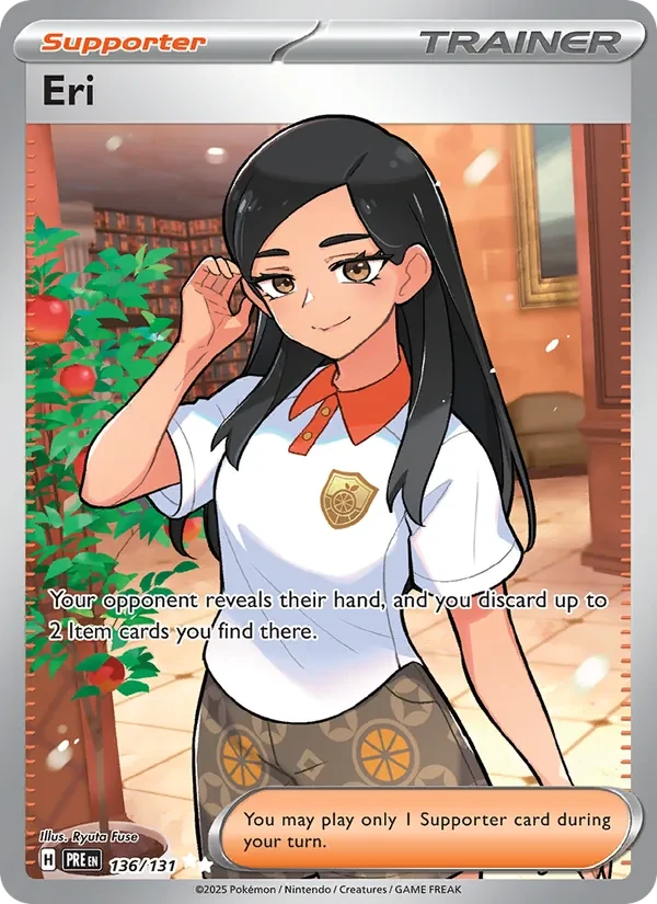 Eri 136/131 Prismatic Evolutions Pokémon card