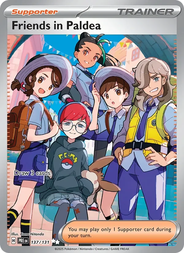 Friends in Paldea 137/131 Prismatic Evolutions Pokémon card