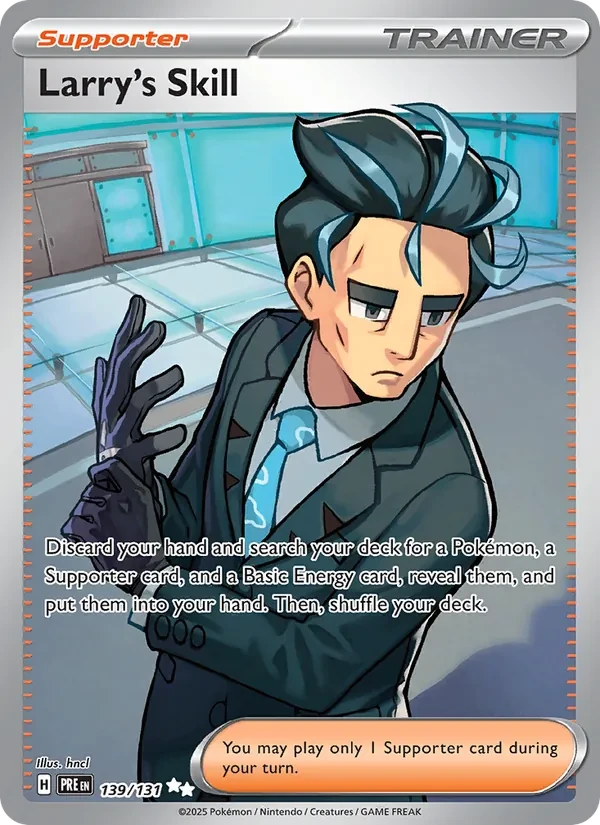 Larry's Skill 139/131 Prismatic Evolutions Pokémon card