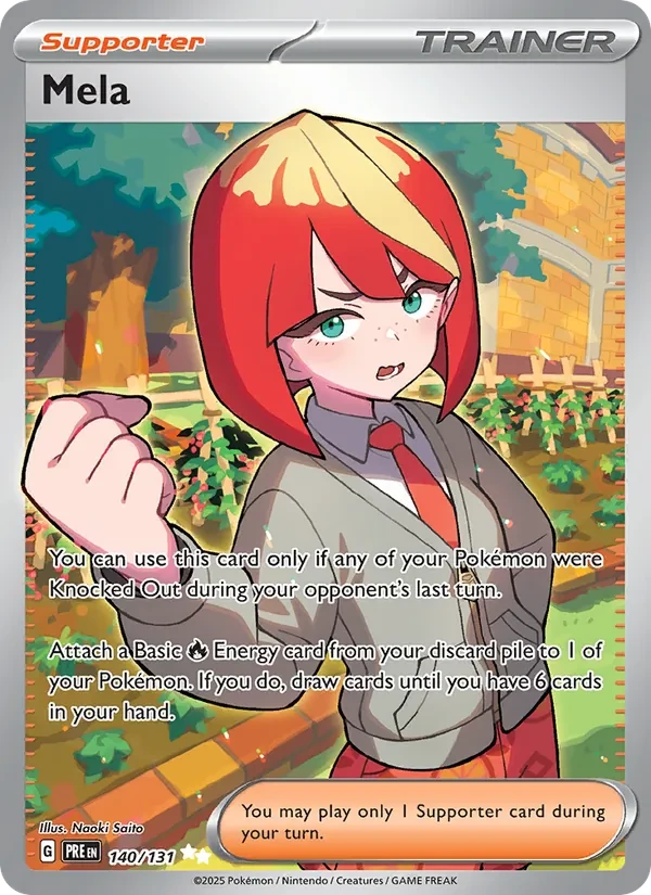 Mela 140/131 Prismatic Evolutions Pokémon card