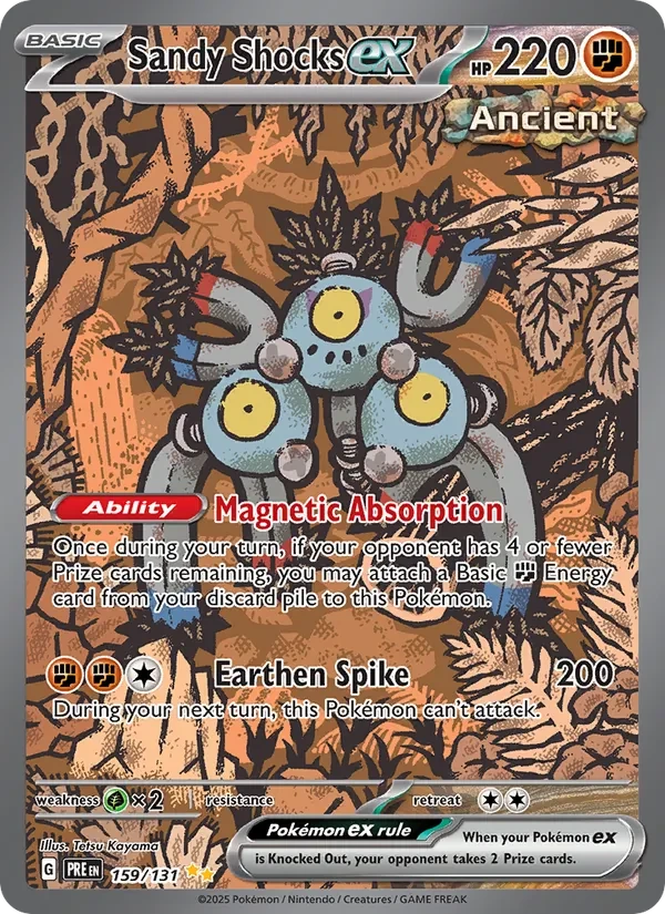 Sandy Shocks ex 159/131 Prismatic Evolutions Pokémon card