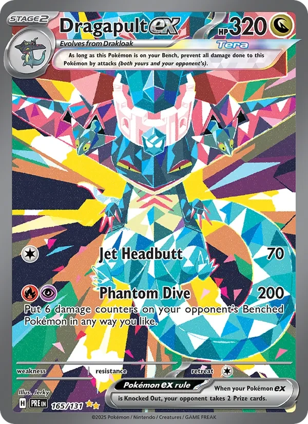 Dragapult ex 165/131 Prismatic Evolutions Pokémon Karte