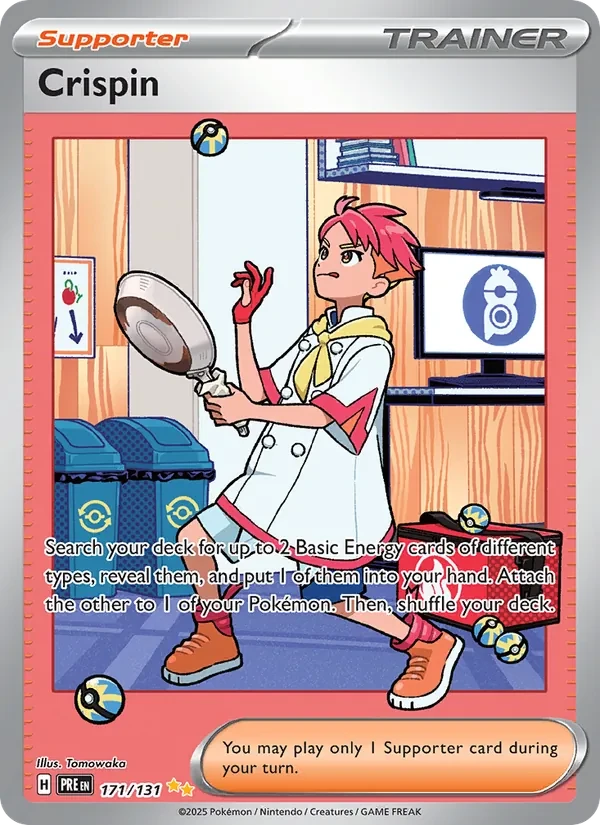 Crispin 171/131 Prismatic Evolutions Pokémon card