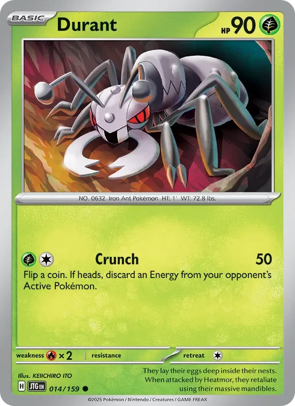 Durant 014/159 Journey Together Pokémon Karte