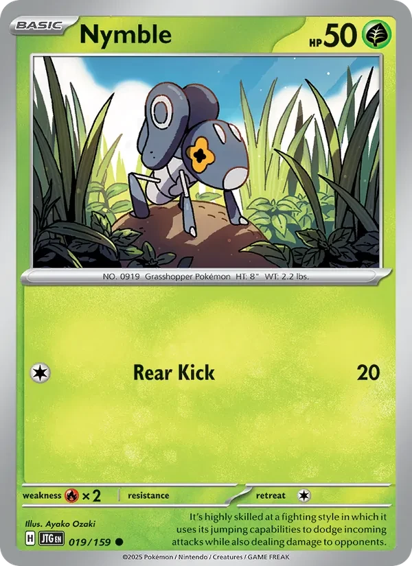 Nymble 019/159 Journey Together Pokémon card